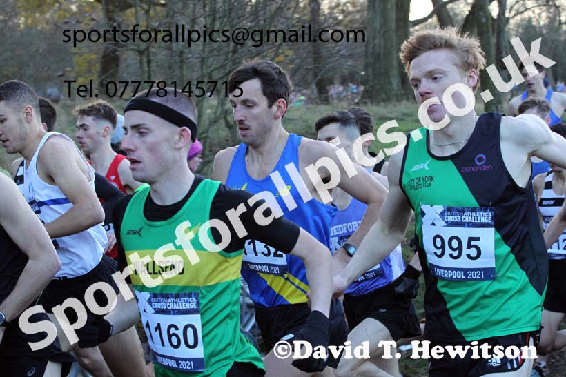 Senior men and Under-23s, European Cross Country Championships Trials, Sefton Park, Liverpool. Photo: David T. Hewitson/Sports for All Pics